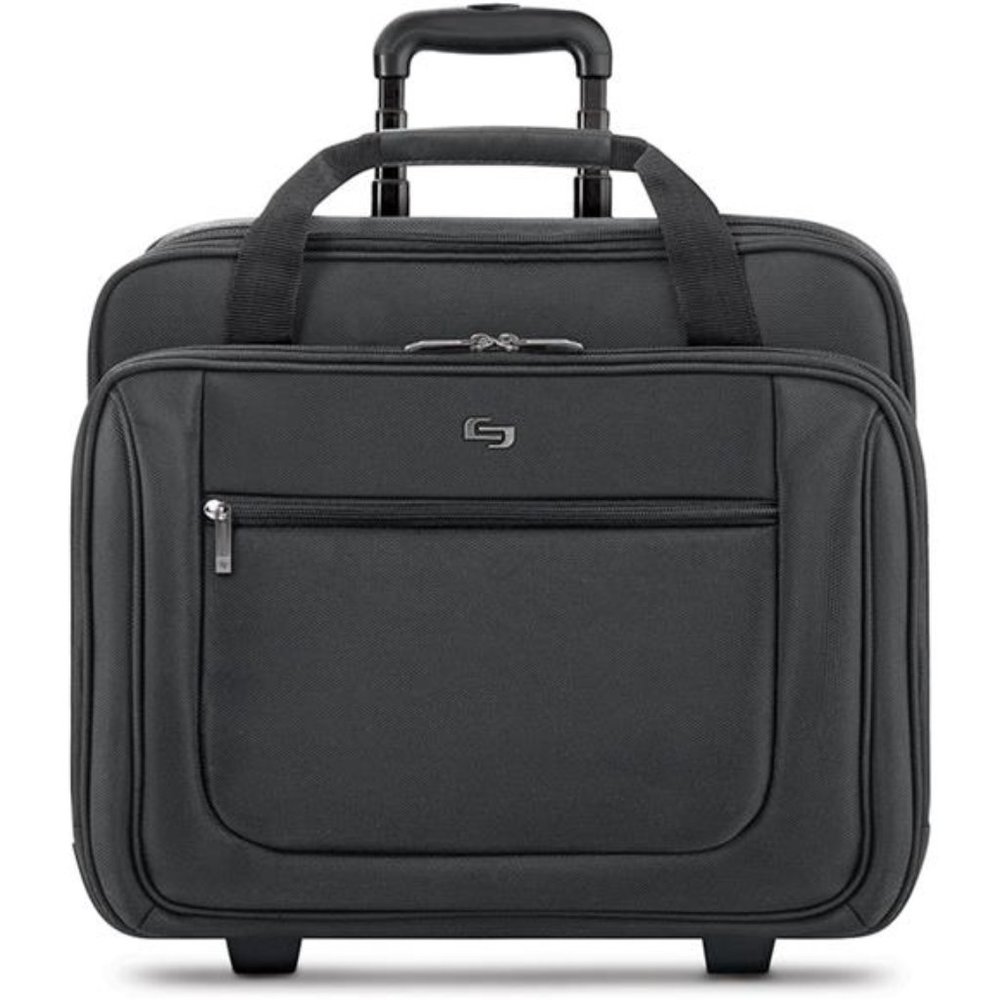 Rolling Laptop Bag with Wheels,Fits Upto 17.3Inch Laptop,Travel Friendly Wheeled